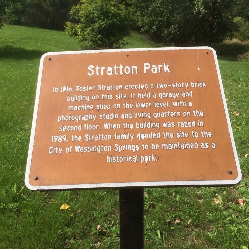 Stratton Park Marker image. Click for full size.