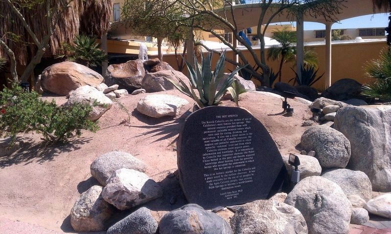 The Hot Springs Marker image. Click for full size.
