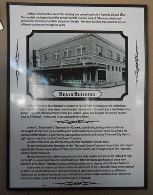 Beals Building Marker image. Click for full size.