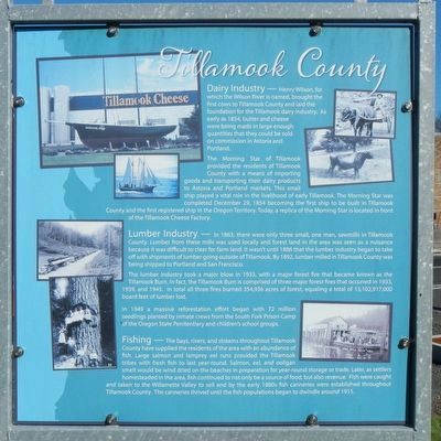 Tillamook County Marker image. Click for full size.