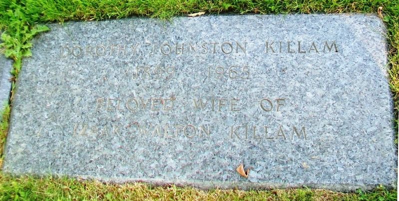 Dorothy Johnston Killam Grave Marker image. Click for full size.