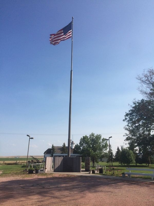 Lyman County, South Dakota Veterans Memorial Marker image. Click for full size.