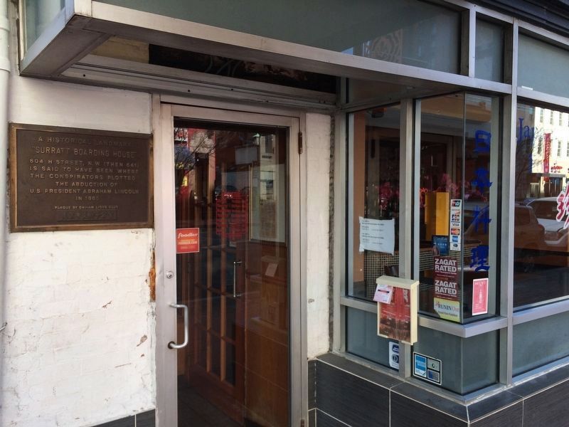 "Surratt Boarding House" Marker. Click for full size. "Surratt Boarding House" Marker image. Click for full size.
