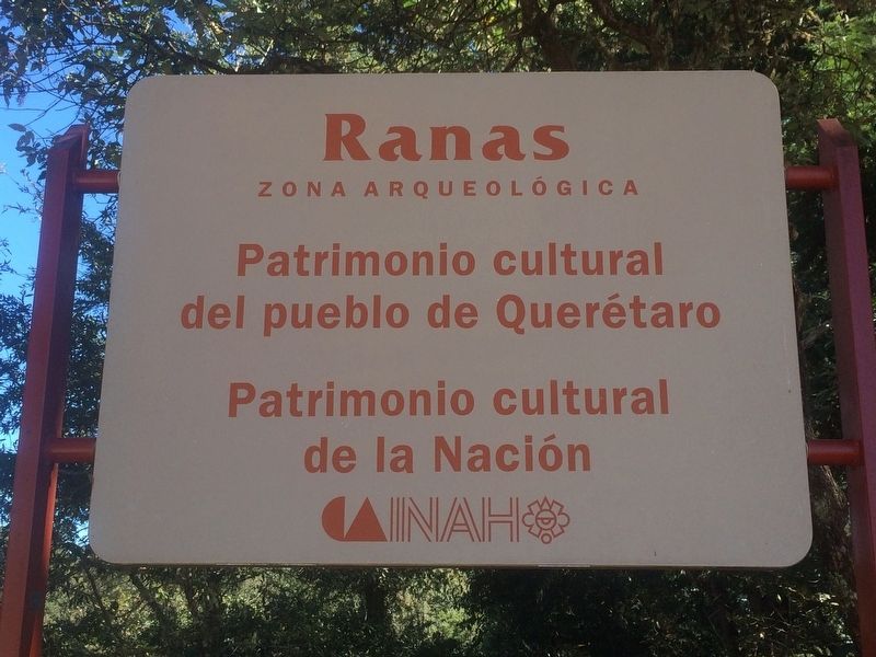 Ranas Archaeological Site Sign image. Click for full size.
