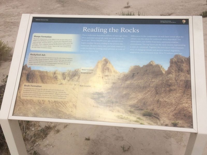 Reading the Rocks Marker image. Click for full size.