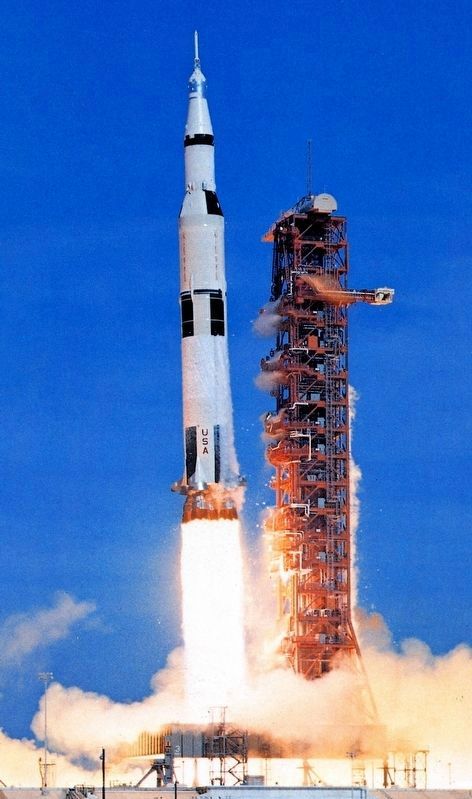 Apollo Saturn V Launch image. Click for full size.