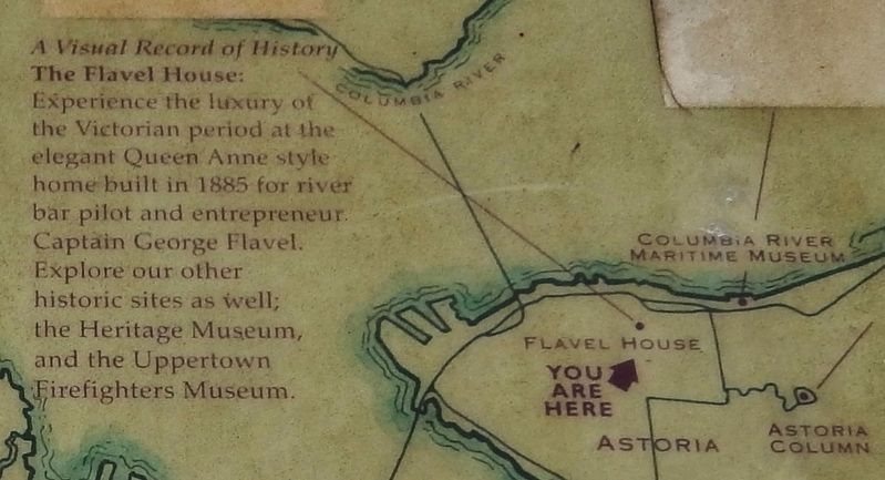Marker detail: Flavel House image. Click for full size.