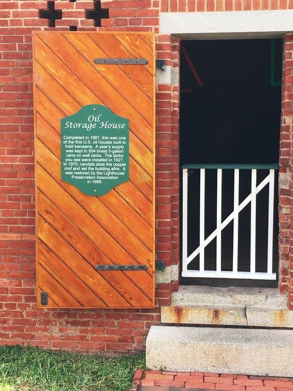 Oil Storage House Marker image. Click for full size.