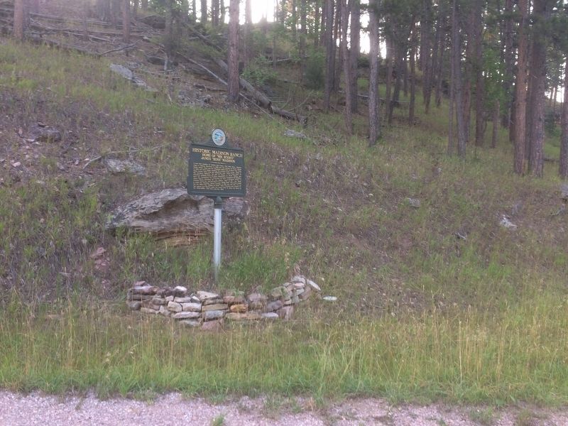 Historic Madison Ranch Marker image. Click for full size.