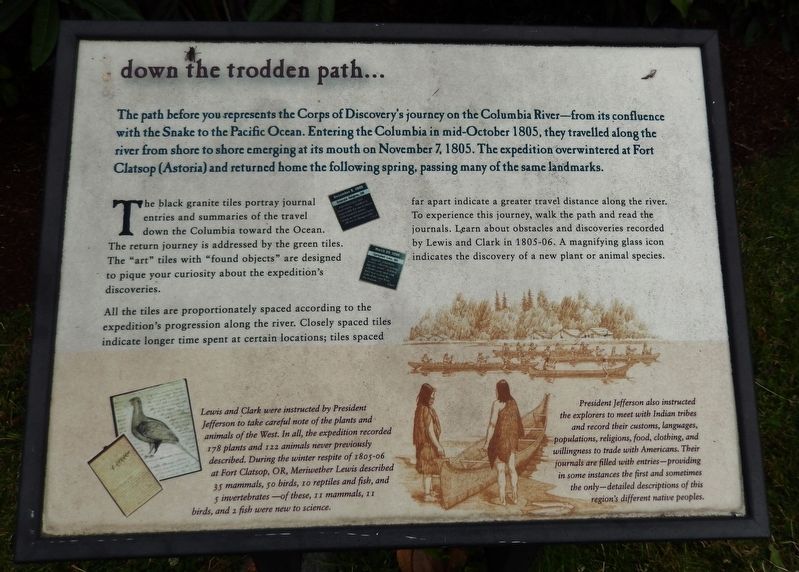 "down the trodden path..." Marker image. Click for full size.