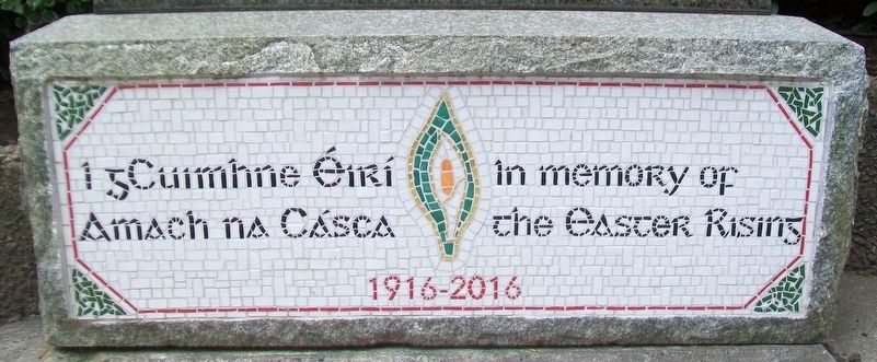 Easter Rising Mosaic on Celtic Cross Base image. Click for full size.