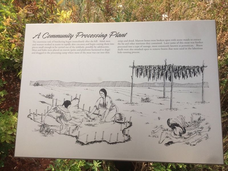 A Community Processing Plant Marker. Click for full size. A Community Processing Plant Marker image. Click for full size.