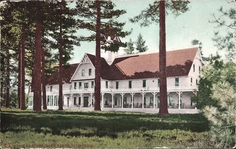 <i>Tallac House, Lake Tahoe, California</i> image. Click for full size.