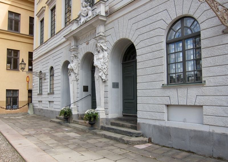Tessinska Palatset / Tessin Palace Marker - Wide View image. Click for full size.