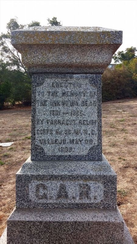 Civil War Memorial Marker. Click for full size. Civil War Memorial Marker image. Click for full size.
