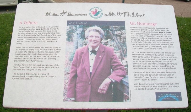 Vera B. Stone Marker. Click for full size. Vera B. Stone Marker image. Click for full size.