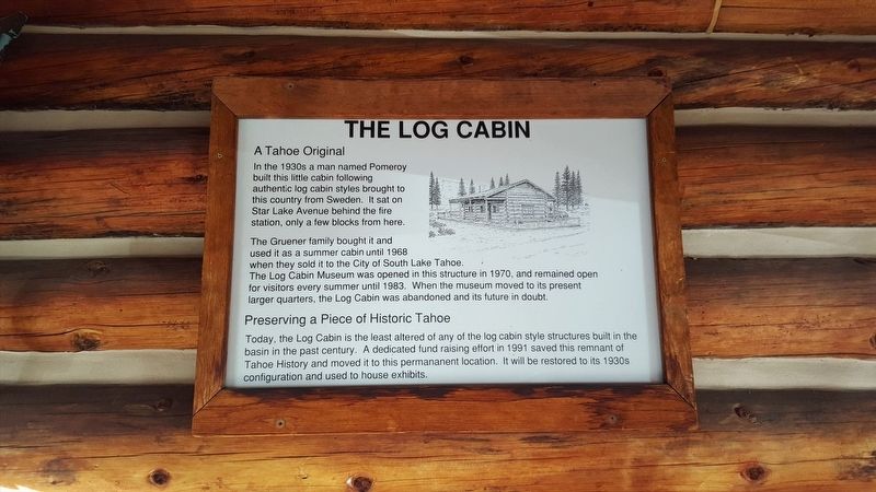 The Log Cabin Marker image. Click for full size.