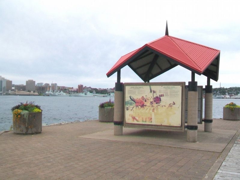 Canadian Military Engineers/Gnie militaire canadien Marker and Kiosk image. Click for full size.