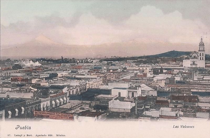 Puebla, Los Volcanes <i>(The Volcanos)</i>. Click for full size. Puebla, Los Volcanes <i>(The Volcanos)</i> image. Click for full size.
