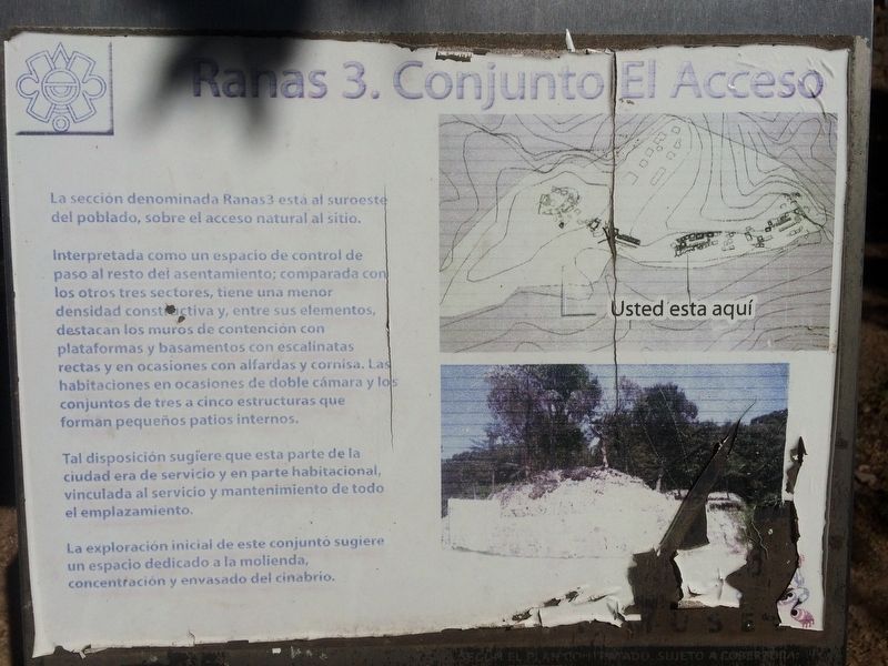 Las Ranas and the Access Complex Marker image. Click for full size.