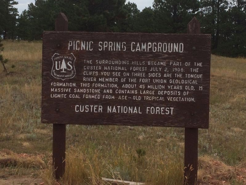 Picnic Springs Campground Marker image. Click for full size.