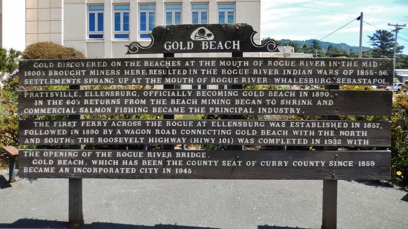 Gold Beach Marker image. Click for full size.