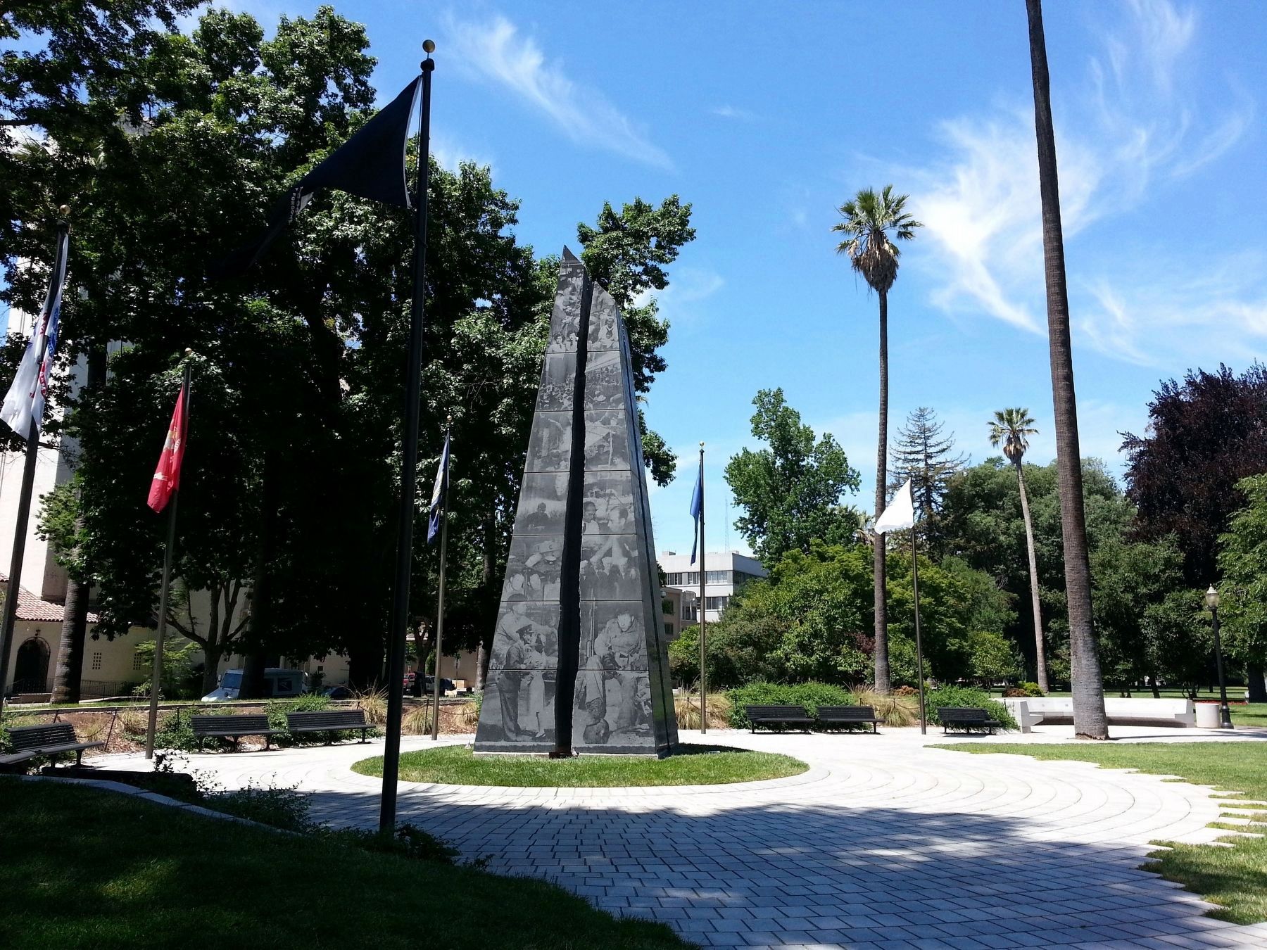 California Veterans Memorial. Click for full size. California Veterans Memorial image. Click for full size.