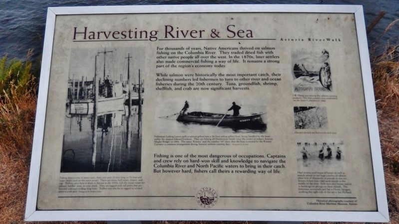 Harvesting River & Sea Marker image. Click for full size.