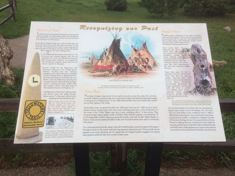 Recognizing our Past Marker image. Click for full size.