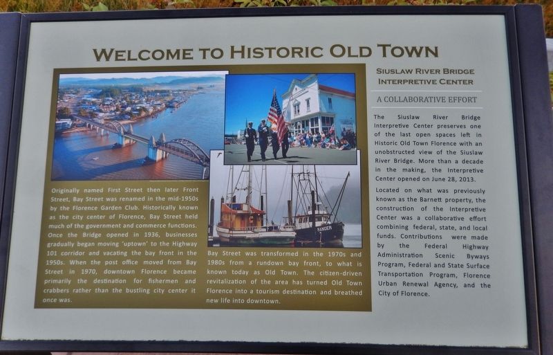 Welcome to Historic Old Town Marker image. Click for full size.