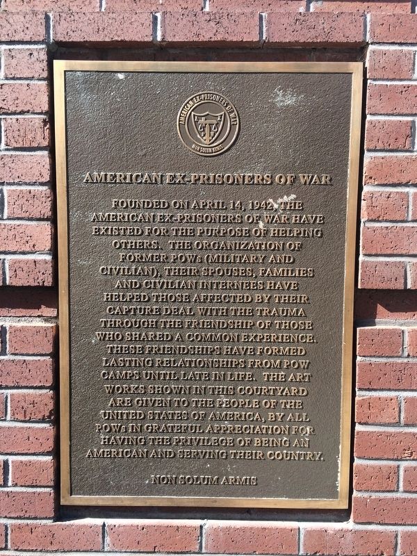 American Ex-Prisoners of War Marker. Click for full size. American Ex-Prisoners of War Marker image. Click for full size.