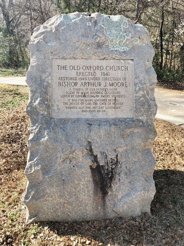 The Old Oxford Church Marker image. Click for full size.
