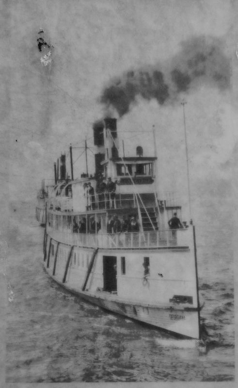 Marker detail: Steamboat image. Click for full size.