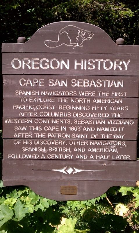 Cape San Sebastian Marker image. Click for full size.