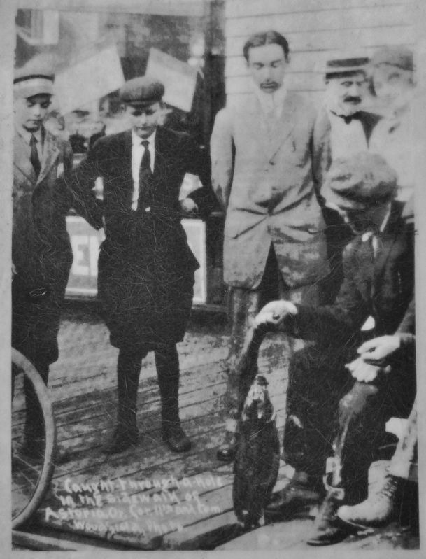 Marker detail: Downtown fishing 1912. Click for full size. Marker detail: Downtown fishing 1912 image. Click for full size.