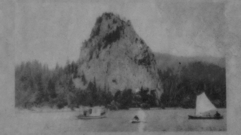Marker detail: Castle Rock image. Click for full size.
