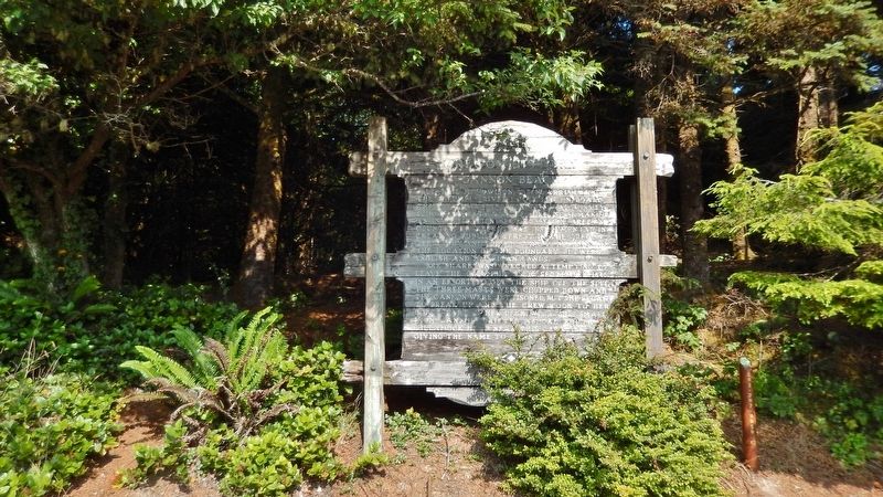 Cannon Beach Marker (<i>wide view</i>) image. Click for full size.