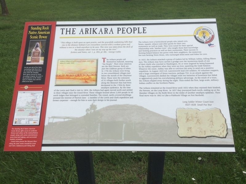 The Arikara People Marker image. Click for full size.
