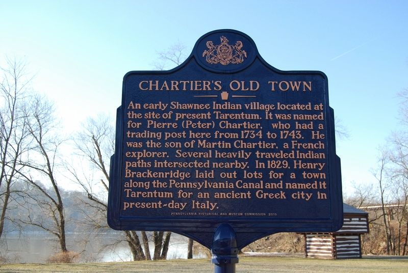 Chartier's Old Town Marker image. Click for full size.