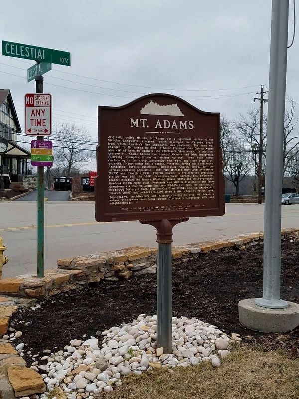 Mt. Adams Marker. image. Click for full size.