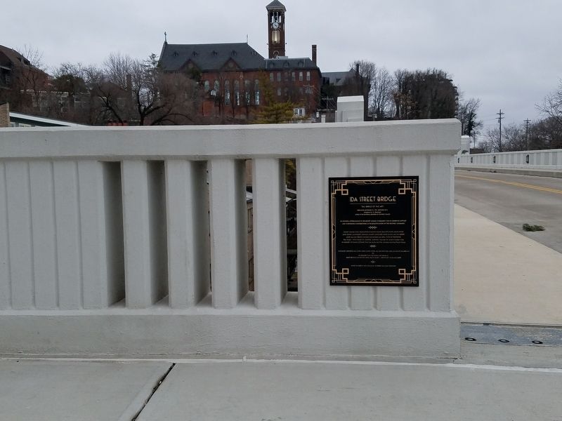 Ida Street Bridge Marker image. Click for full size.