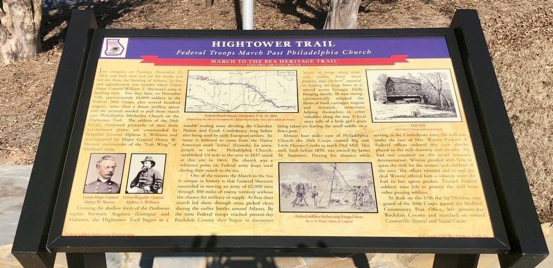 Hightower Trail Marker image. Click for full size.
