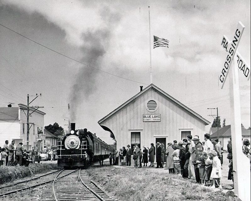 Vintage Photo Courtesy of Blue Lake Museum Society (Date Unknown). Click for full size. Vintage Photo Courtesy of Blue Lake Museum Society (Date Unknown) image. Click for full size.