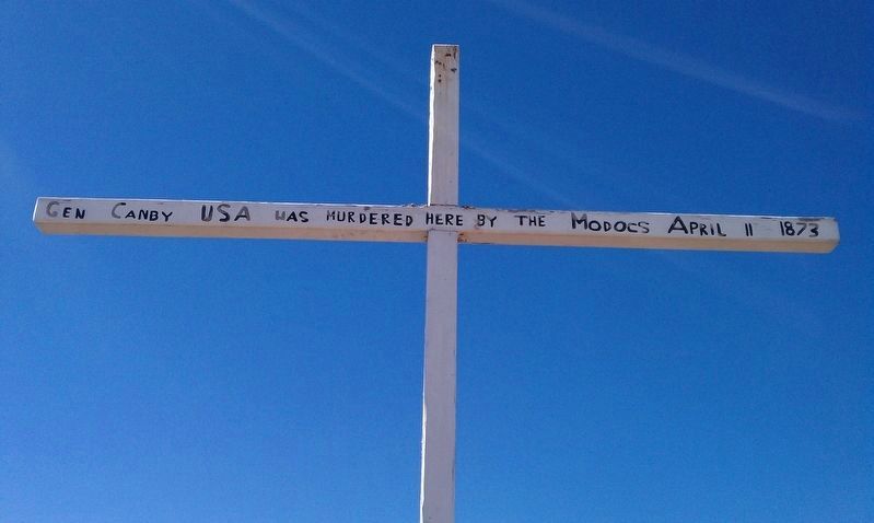 Canby Cross inscription. Click for full size. Canby Cross inscription image. Click for full size.