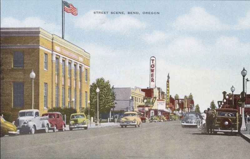 <i>Street Scene, Bend, Oregon</i> image. Click for full size.