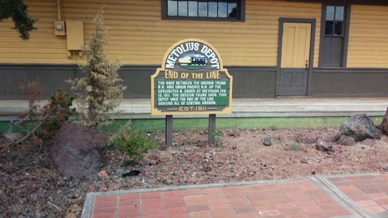 Metolius Depot Marker image. Click for full size.