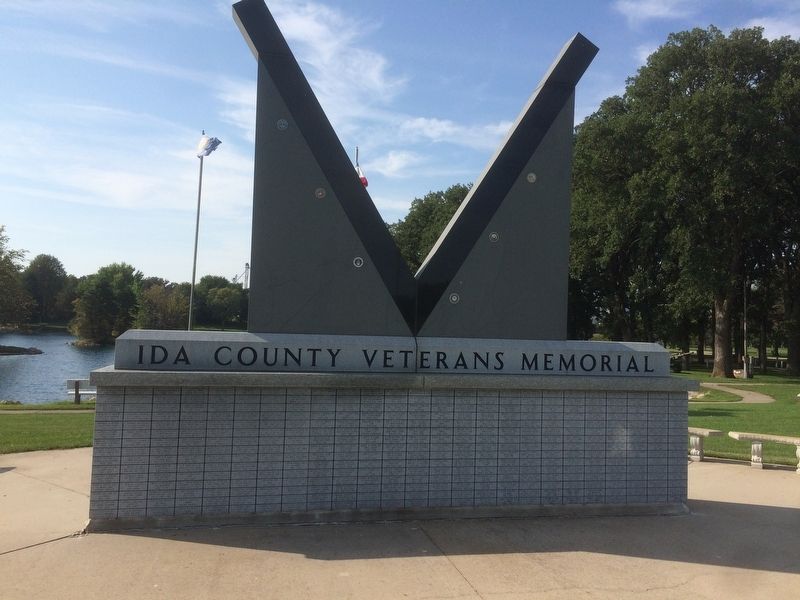 Ida County Veterans Memorial Marker. Click for full size. Ida County Veterans Memorial Marker image. Click for full size.