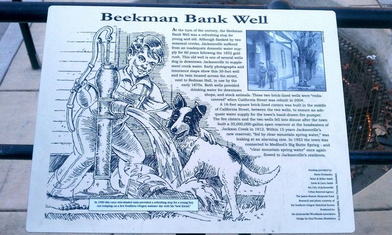 Beekman Bank Well Marker image. Click for full size.