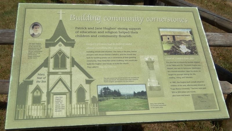 Building Community Cornerstones Marker image. Click for full size.