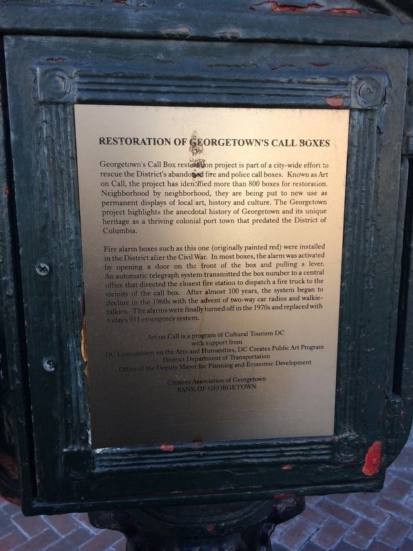 Georgetown's First Market Marker image. Click for full size.